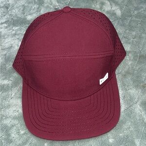 NWT Melin Hydro Trenches Maroon 6 panel Snapback Hat Golf Baseball Cap